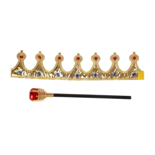 Карнавальный набор Царский, 2 предмета: корона, скипетр - Simaland фото 2