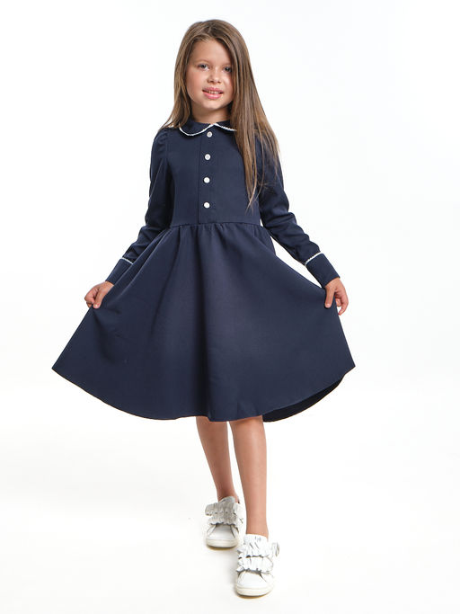 Платье для девочки в школу синее	 UD 7491 синий - Mini maxi фото 5