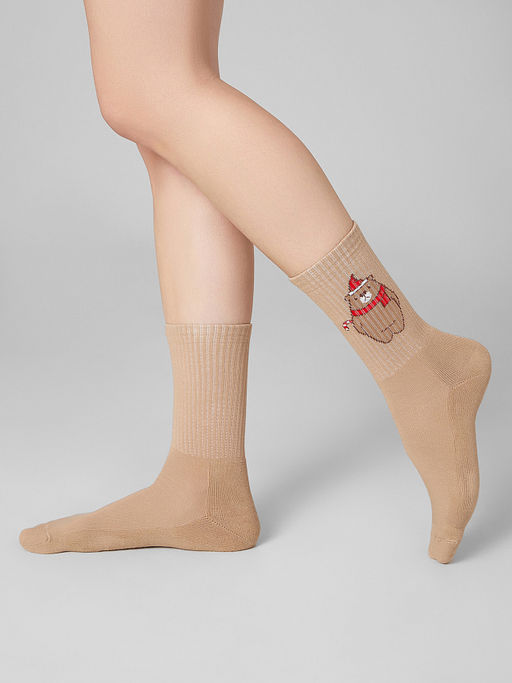 Цена за 5 пар! Теплые НОСКИ ЖЕНСКИЕ - Mark formelle фото 3