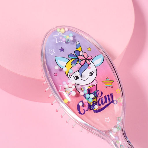 Расчёска - шейкер Ice cream, 5×18(±1) см, МИКС