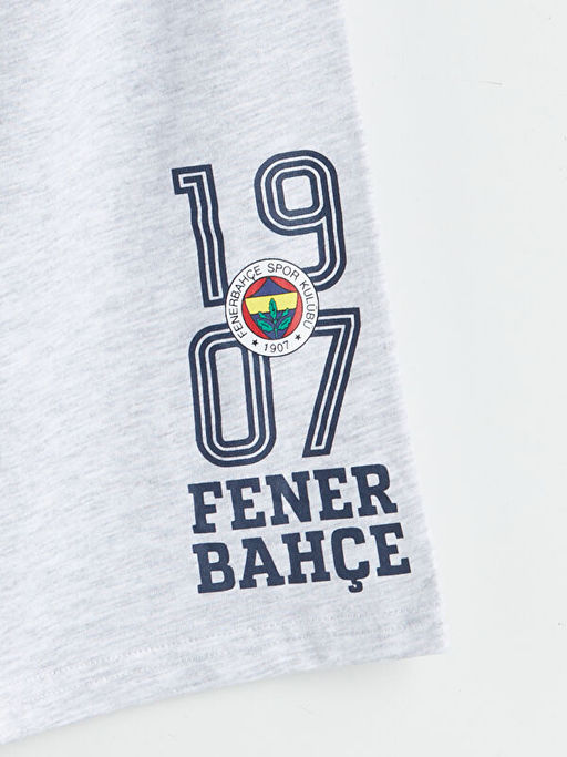 Beli Lastikli Fenerbah?e Bask?l? Erkek ?ocuk Pijama ?ort 2li