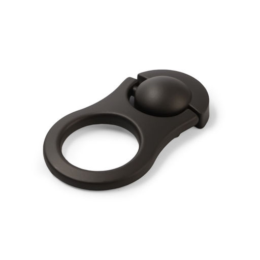 Цена за 3 шт. Ручка-кнопка CAPPIO OPENER, алюминий, цвет графит