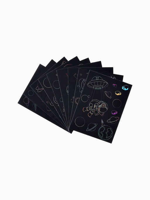 Гравюра блокнот "Космос", 9 листов, штихель