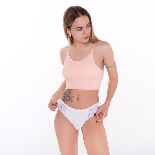 Трусы женские стринги, цвет белый (bianco), размер 44 (S)