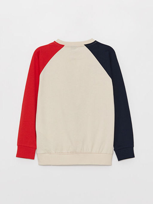 Bisiklet Yaka Nostaljik Maymun Bask?l? Uzun Kollu Erkek ?ocuk Ti??rt - Waikiki фото 3