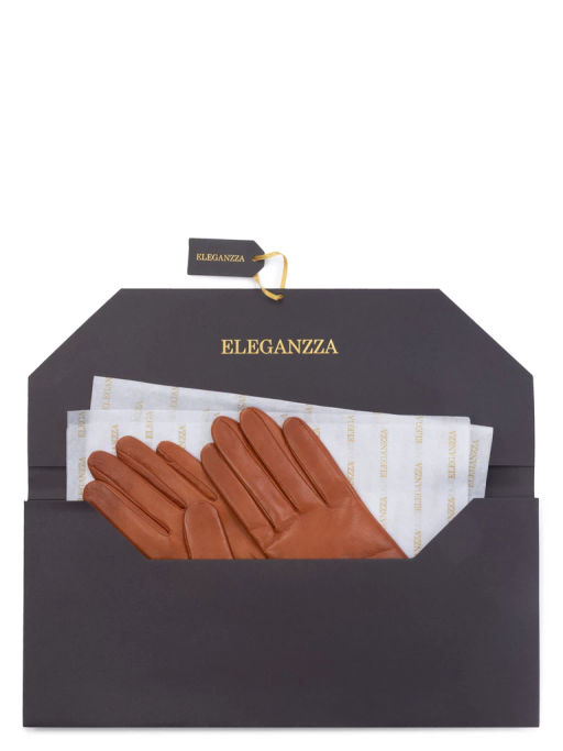 Перчатки женские ш+каш. F-IS5500 cognac - Eleganzza фото 6