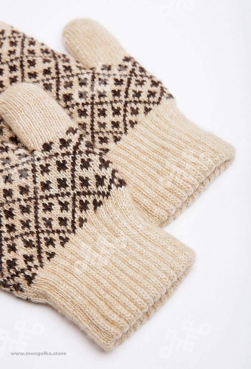 Шерстяные варежки (арт. 04176) - Тод оймс ххк фото 3