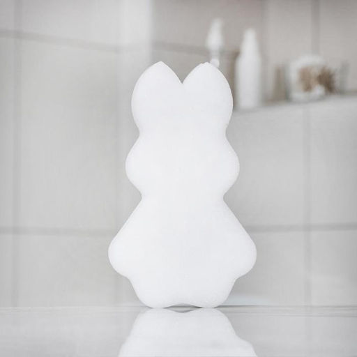 Губка для купания Зверушки, 1494 см, сверхмягкий поролон, цвет белый