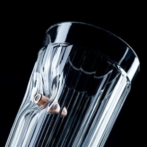 Стакан гранёный непробиваемый с пулей Крафт, 250 мл