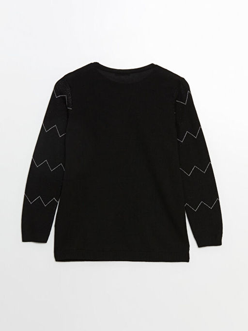 Bisiklet Yaka Desenli Kad?n Triko Kazak - Waikiki фото 2