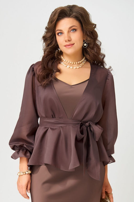 Блуза FITA 20762 шоколад