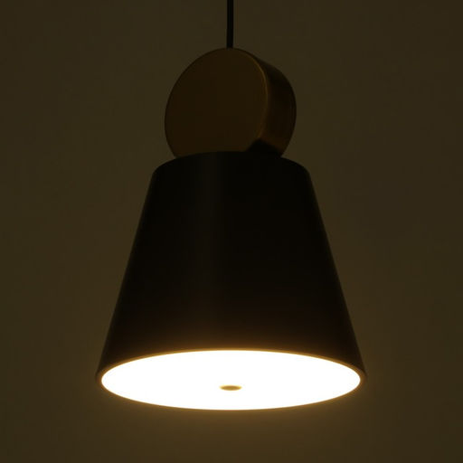 Светильник BayerLux 2285/1b LED черно-золотой 20×20×24-124 см