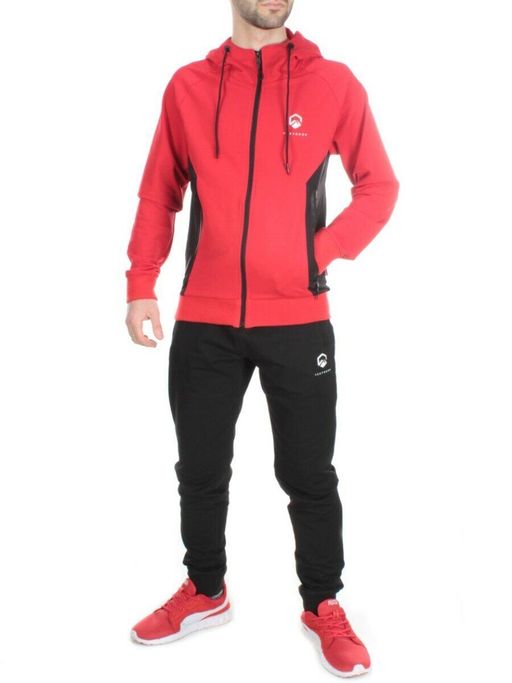 TA5087 RED Спортивный костюм мужской TEUYOEOR (75% хлопок 20% полиэстер 5% спандекс) - Fashion фото 3