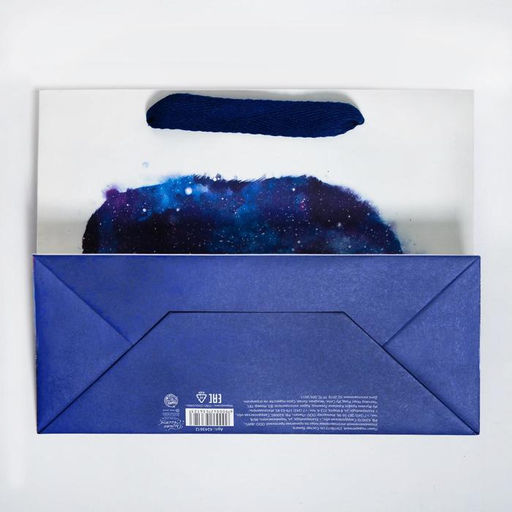 Пакет подарочный горизонтальный Мишка, MS 23 x 18 10 см - Дарите счастье фото 4