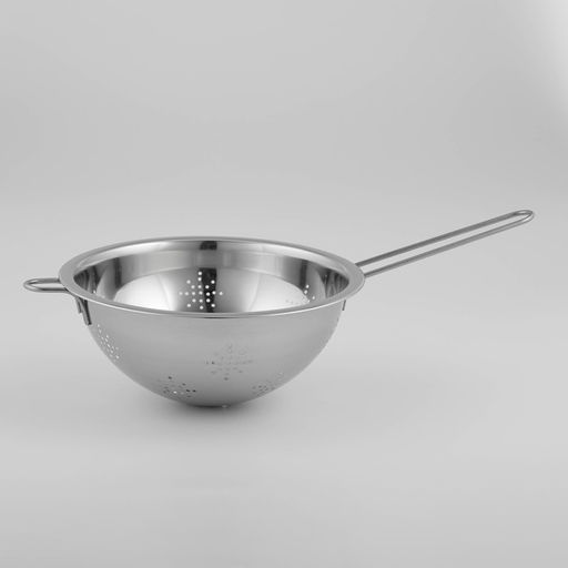 Дуршлаг из нержавеющей стали Доляна Индия, 1,8 л, d=22 см, длинная ручка  фото 2