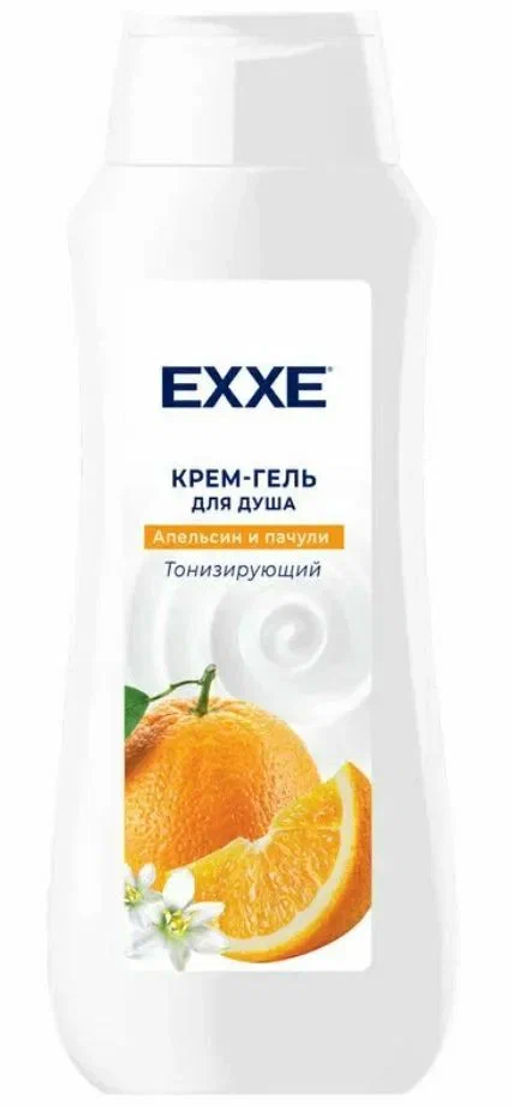 EXXE д/душа крем-гель 400мл Тонизирующий "Апельсин и пачули"