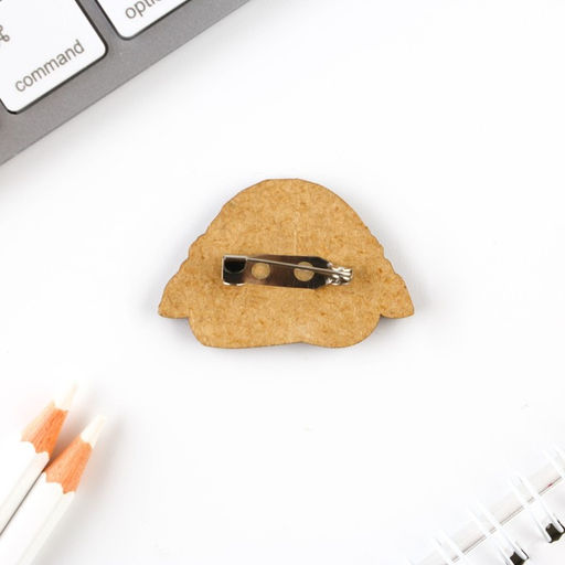 Цена за 2 шт. Значок Талисман на исполнение желаний, 4?3 см