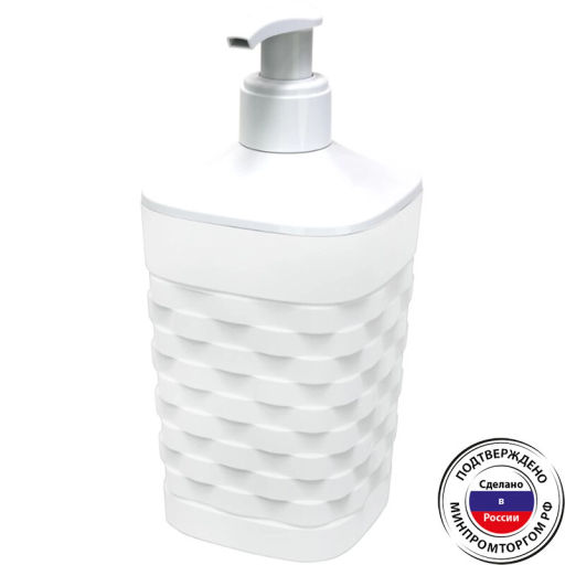 Диспенсер для жидкого мыла REEF белый - Полимербыт фото 4