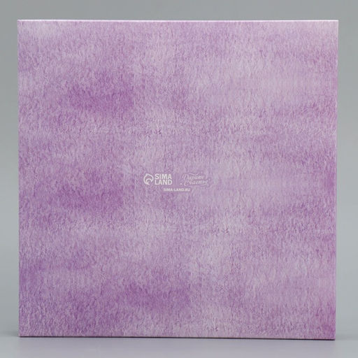 Цена за 5 шт. Коробка для конфет, кондитерская упаковка, 16 ячеек От всего сердца, 18.9?18.9?3.8 см