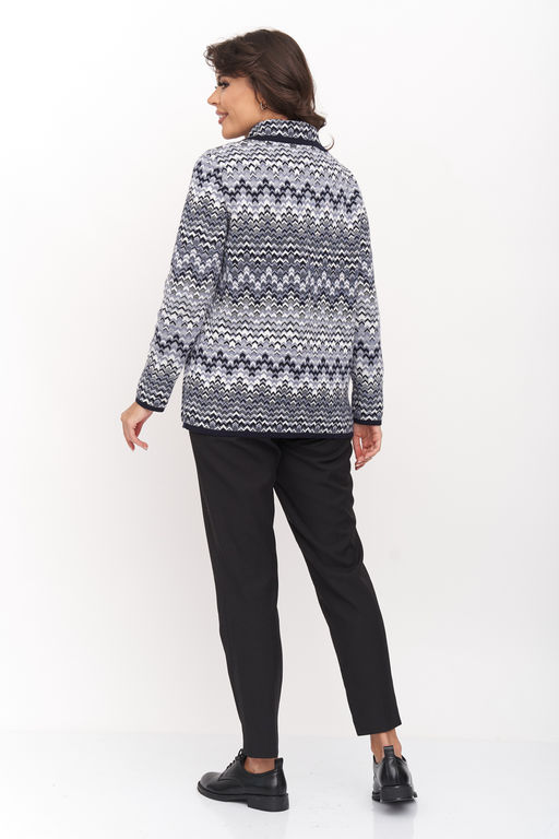 Жакет С 1518/джинсовый микс