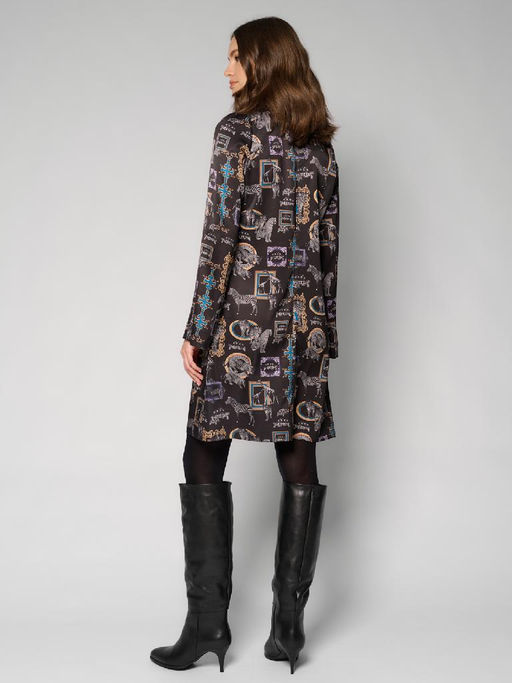 Платье женское 12411-35146 multicolor-black - Eleganzza фото 2
