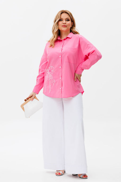 Рубашка Michel Chic 778 розовый  фото 3