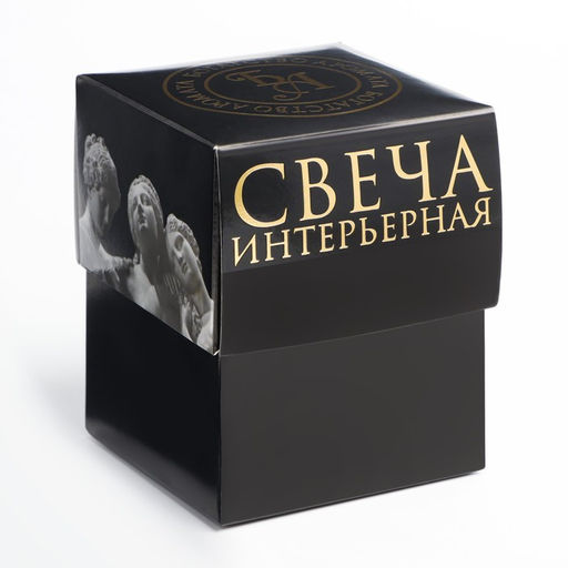 Свеча фигурная "Ракушка", 4х9х6,5 см, фиолетовый, в коробке