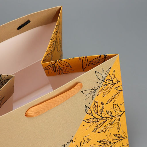 Пакет подарочный квадратный, упаковка, Moments, 20×20×20 см