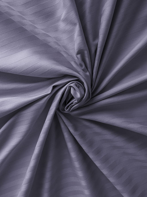 Проcтыня сатин-страйп 250x240 сиреневый сатин - Denastia фото 5