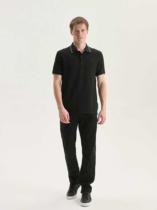 Polo Yaka Erkek Dokulu Ti??rt