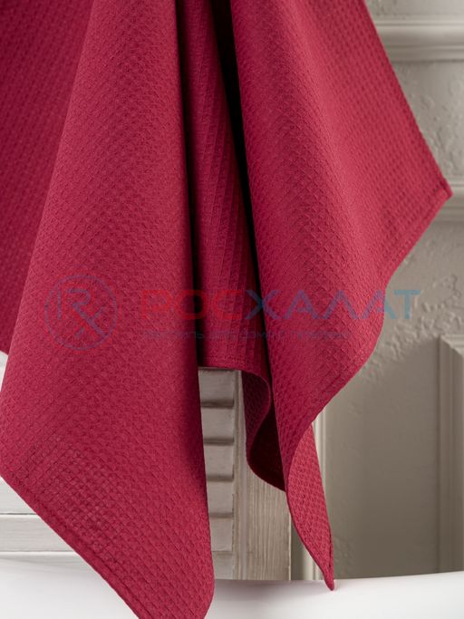 Однотонное вафельное полотенце ПВ-01 (15) 40х70