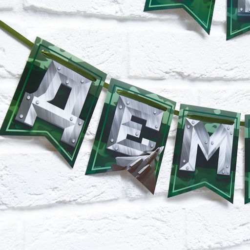 Цена за 2 шт. Гирлянда на ленте Дембель, длина 250 см