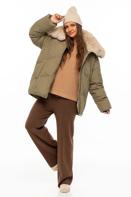 Брюки МБ-22016 кедр - Took a look фото 3