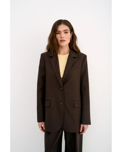 Жакет THE VERY 2418 шоколад  фото 2