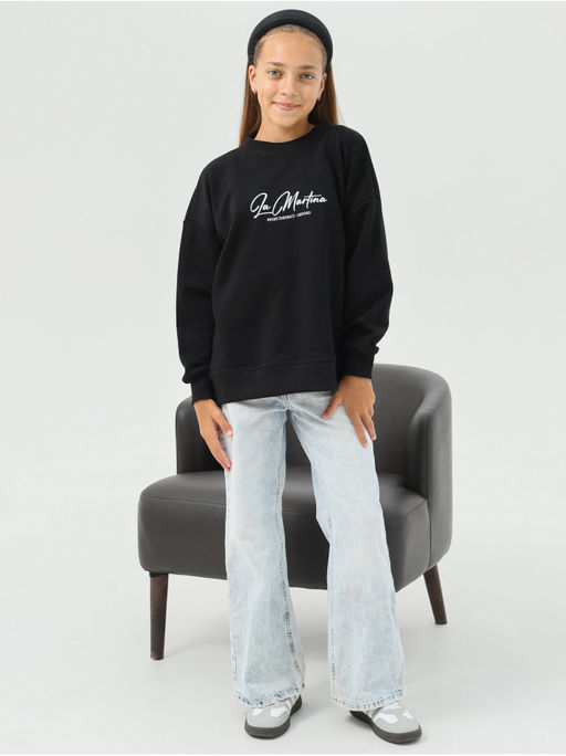 Свитшот Мартина Черный Девочка - София фото 4