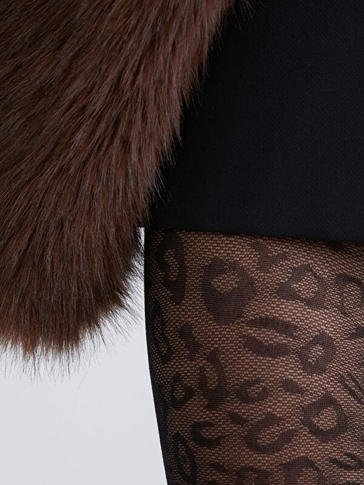 Desenli Parlak Kad?n K?lotlu ?orap