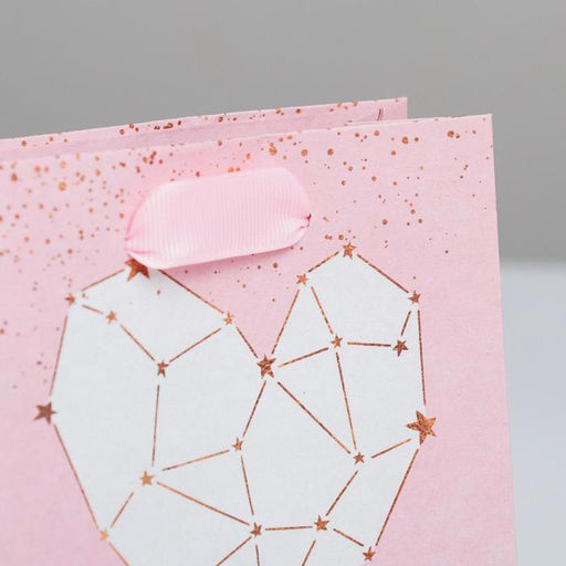 Пакет крафтовый вертикальный Ты моя Вселенная, S 12 15 5.5 см - Дарите счастье фото 3