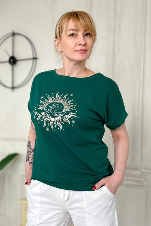 Футболка Rumoda 2195 темно-зеленый  фото 3