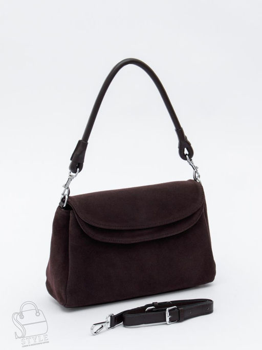 Сумка женская кожаная 0037VG coffee Vitelli Grassi