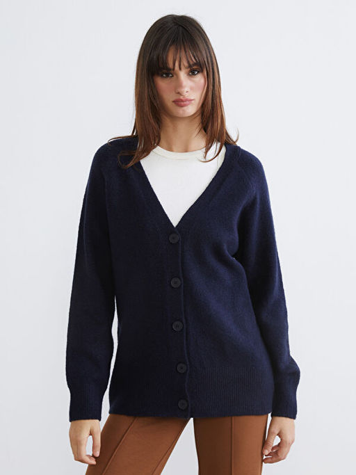 V Yaka Kad?n Triko H?rka