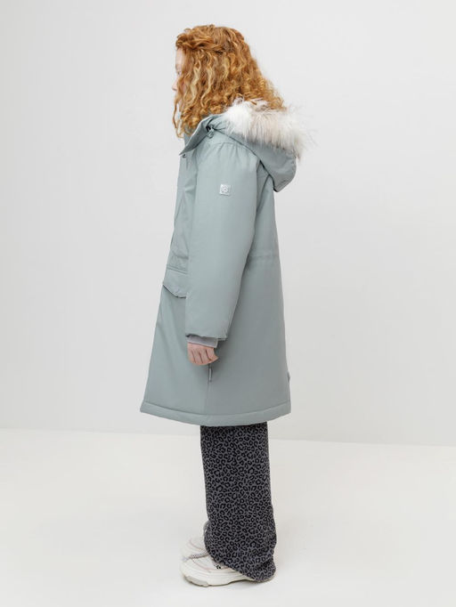 ВК 38107/11 ГР пальто для дев - Crockid фото 4