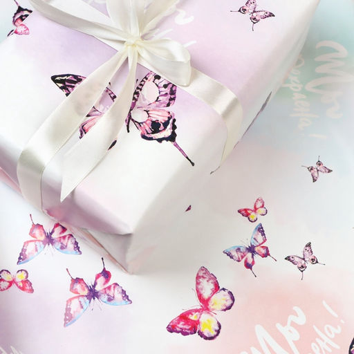 Бумага упаковочная глянцевая Ты прекрасна!, 100?70 см, 10 шт. - UPAK LAND фото 5