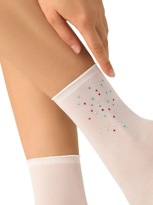 (SiSi) GLAM (нос.жен.эффект тюля с принтом стразы)  фото 3