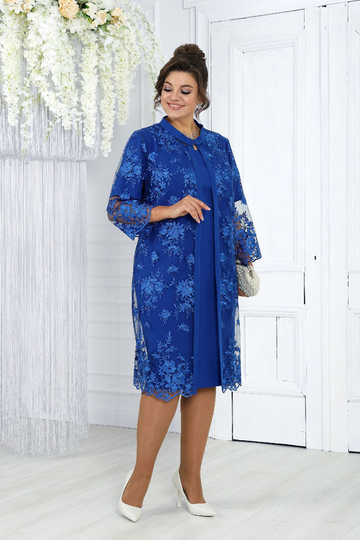 Платье Ninele 7431-Р темно-синий - Mira fashion фото 1399