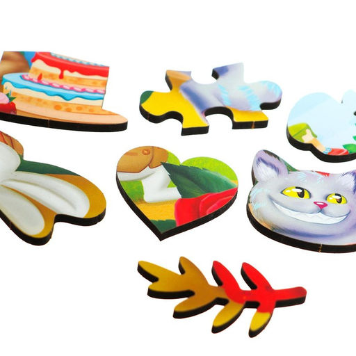 Пазл деревянный по мотивам сказки Л.Кэролла Алиса в стране чудес, 20 х 28 см - Лесная мастерская фото 8