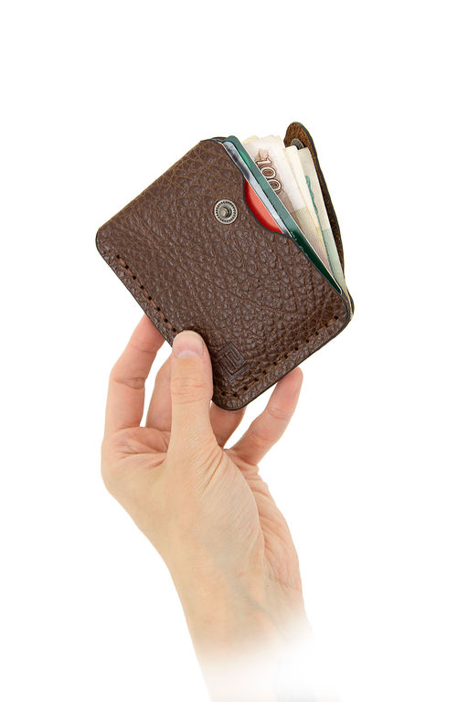 Портмоне-кардхолдер MK-7.26 темно-коричневый - Protege фото 3