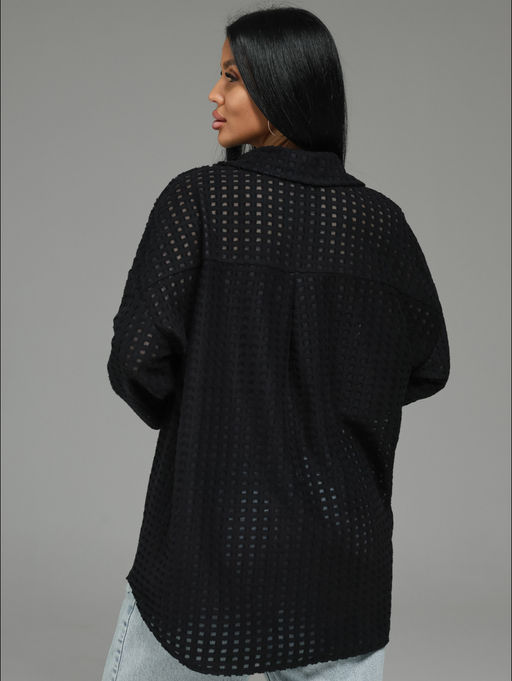 Стелла рубашка женская (шоколад) - Lovetex фото 17