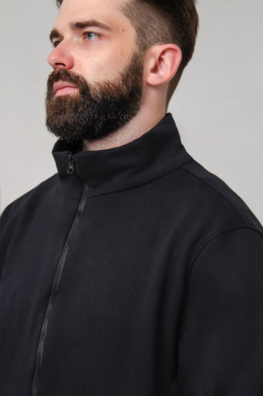 Арт. 65301 Толстовка мужская 50-58 (5 шт) Цвет:черный - Идеал фото 7