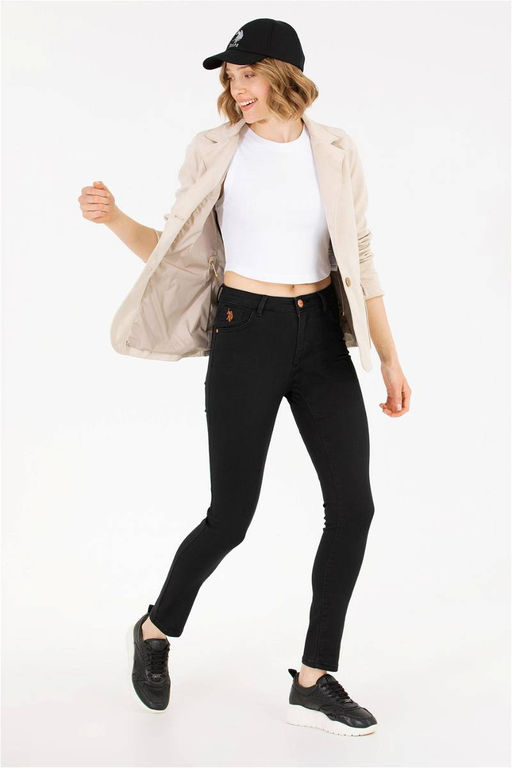 ЧЕРНЫЕ БРЮКИ ИЗ ДЕНИМА - U.s. polo assn фото 8