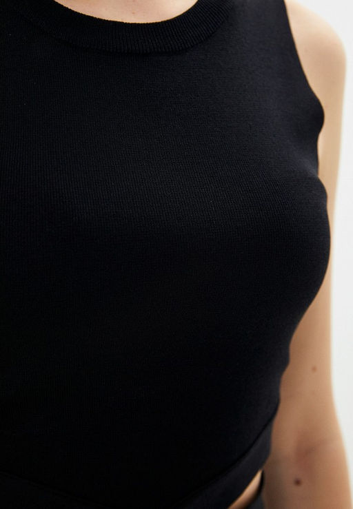 Укороченный топ без рукавов - Incity фото 18